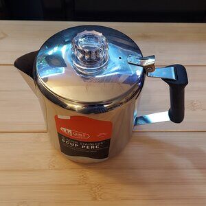 GSI Outdoors Percolator Coffee Pot Brand New 6 Cups